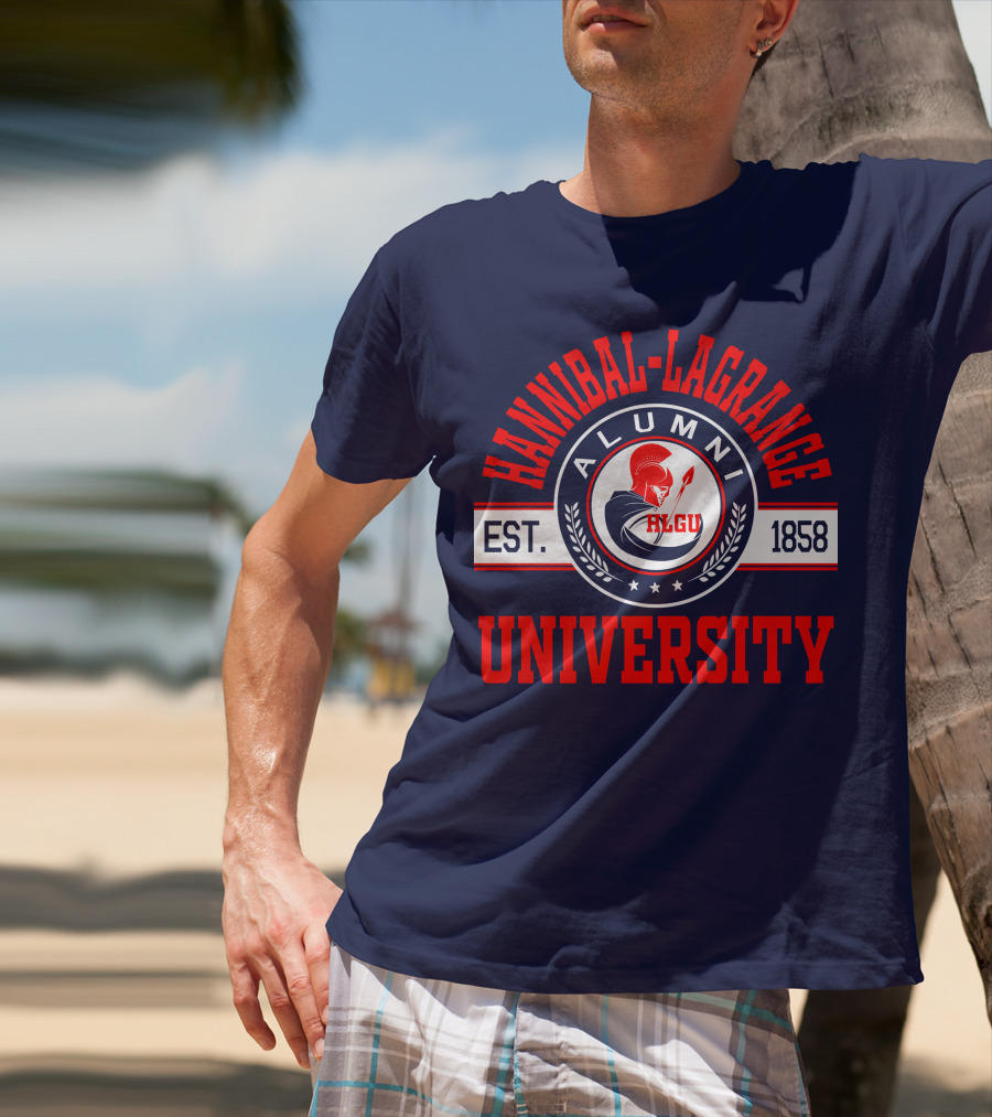 Hannibal LaGrange University Alumni HLGU Est. 1858 Spartan T-Shirt