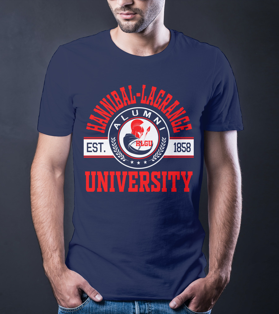 Hannibal LaGrange University Alumni HLGU Est. 1858 Spartan T-Shirt