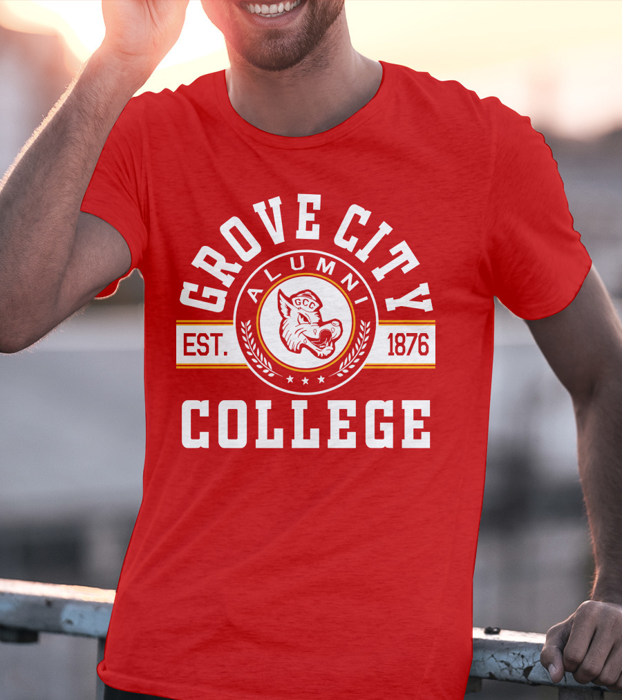 Grove City College Alumni Est. 1876 GCC T-Shirt