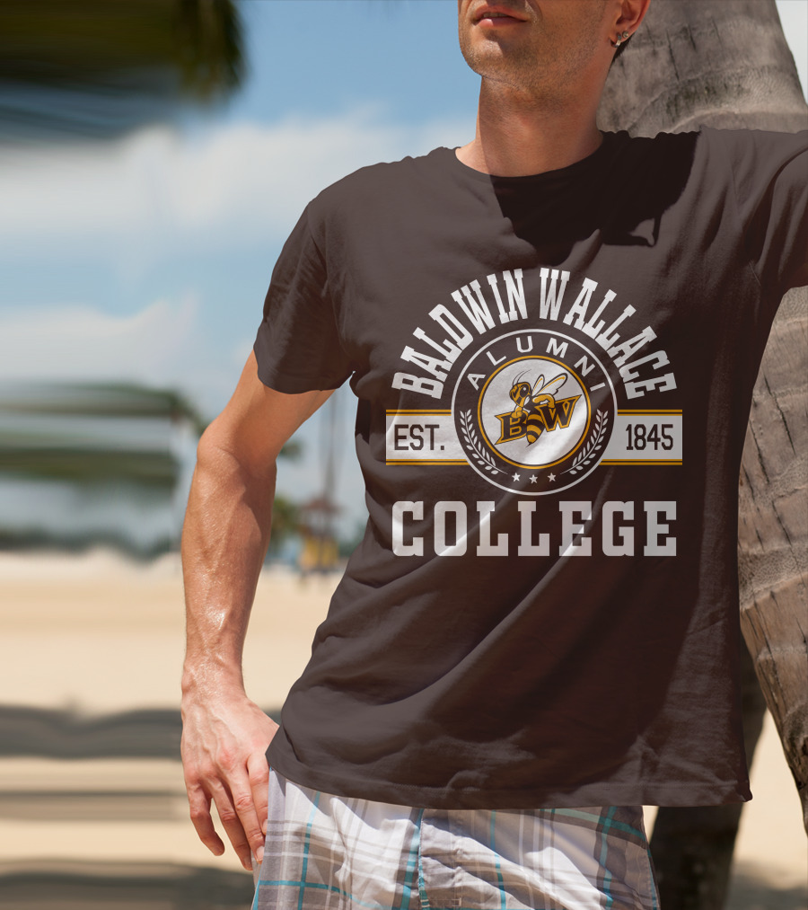 Baldwin Wallace College Alumni Est. 1845 Bee T-Shirt