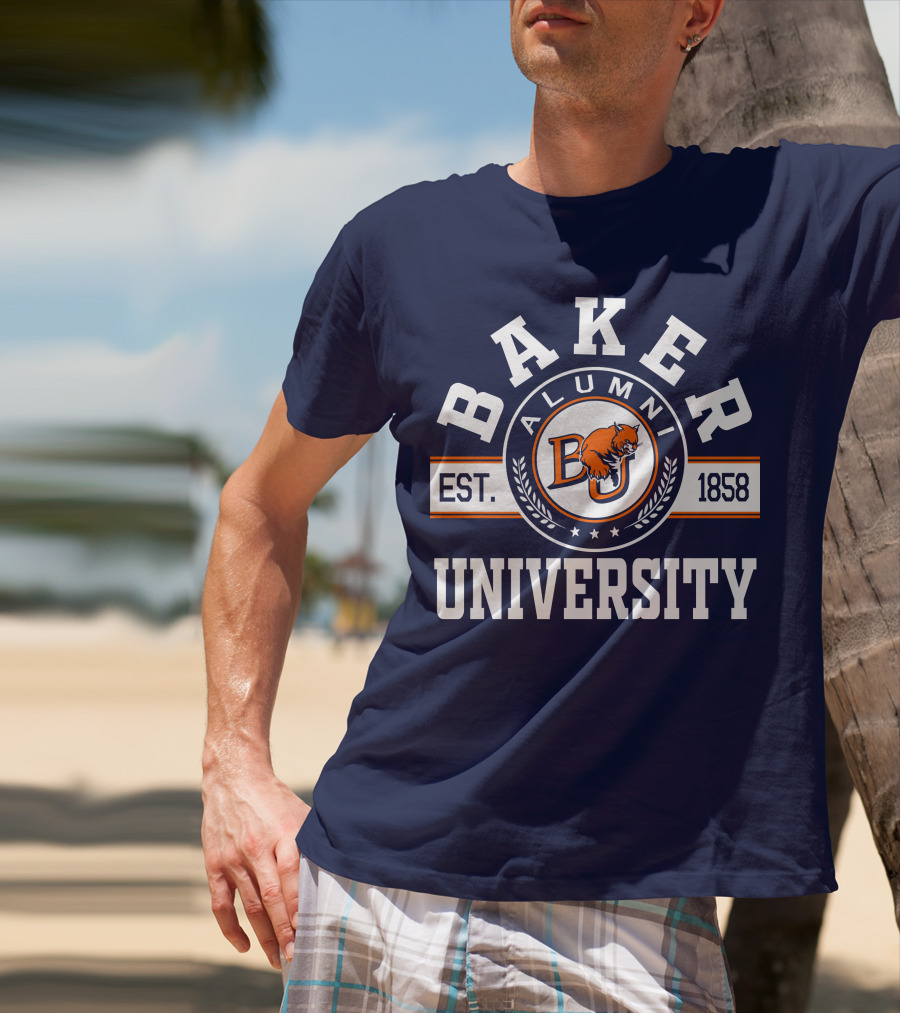 Baker University Alumni BJ Est. 1858 T-Shirt