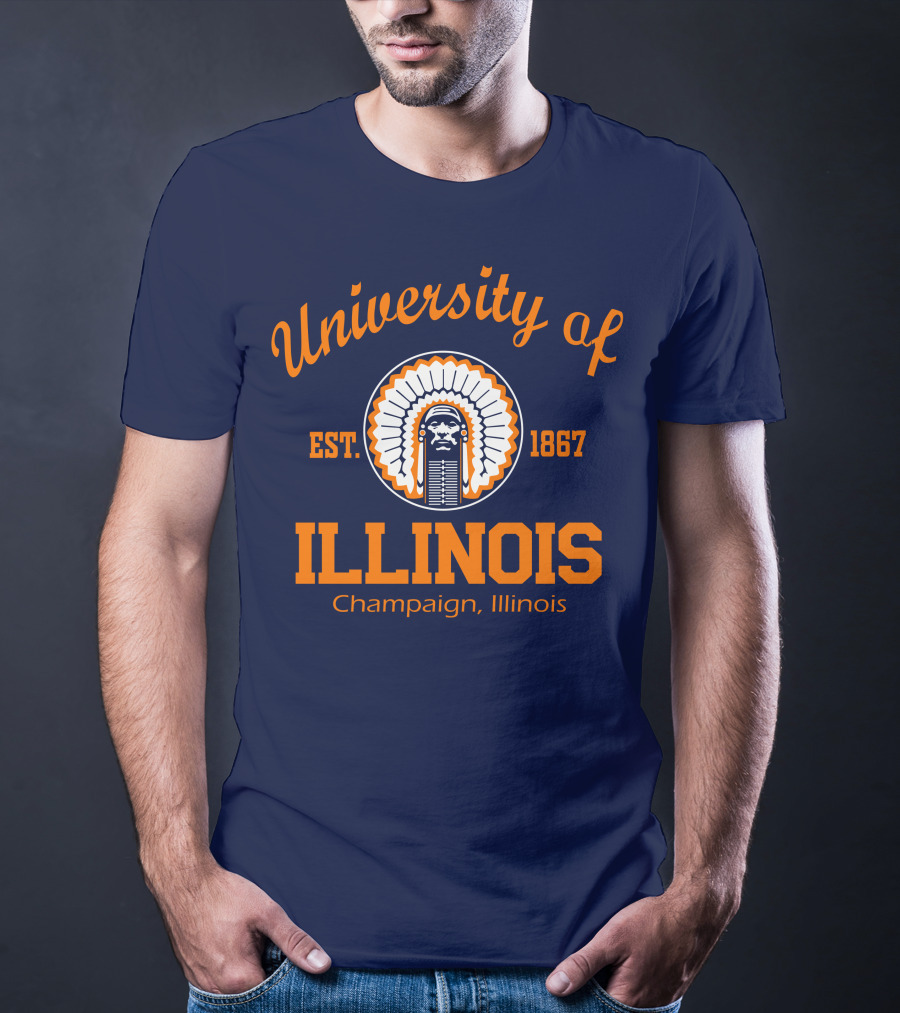 University Of Illinois Est. 1867 Champaign Illinois T-Shirt