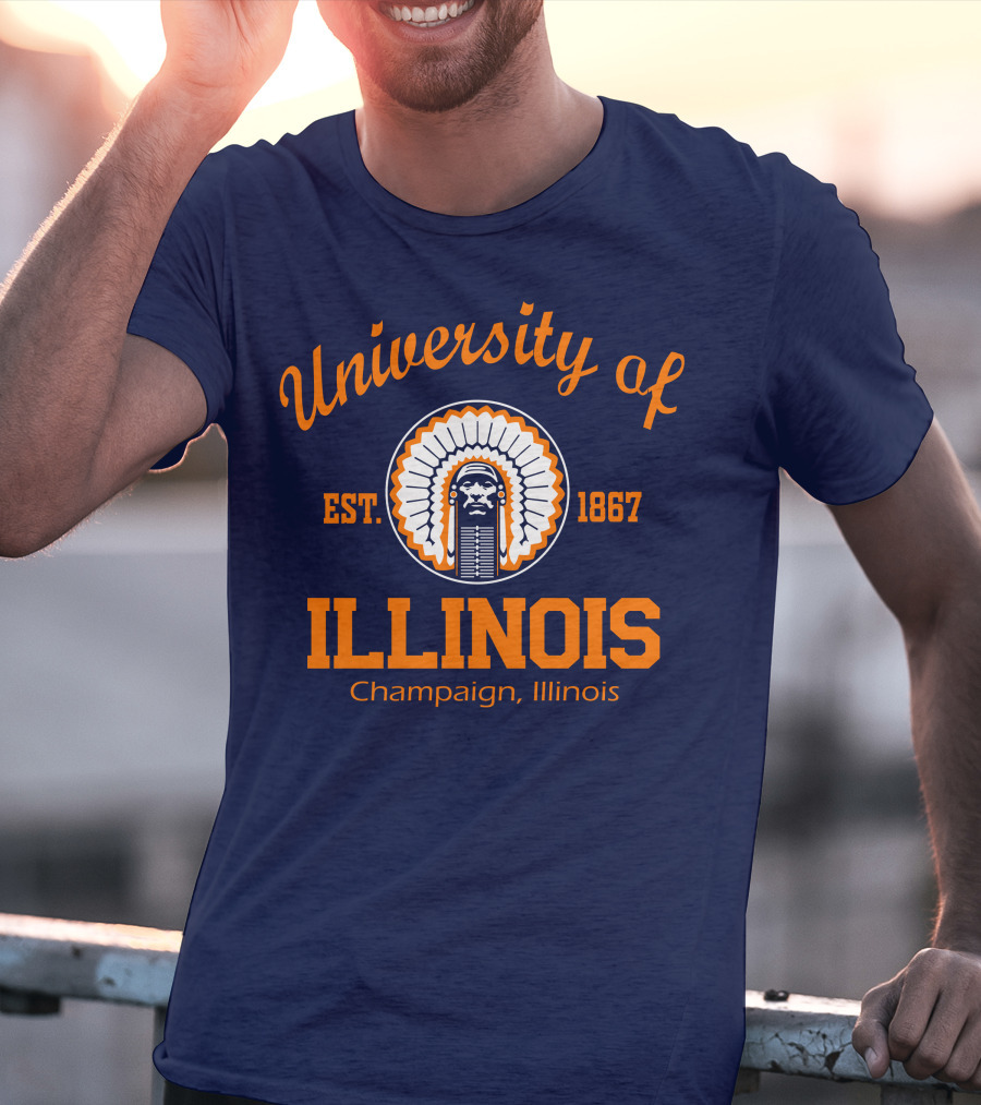 University Of Illinois Est. 1867 Champaign Illinois T-Shirt