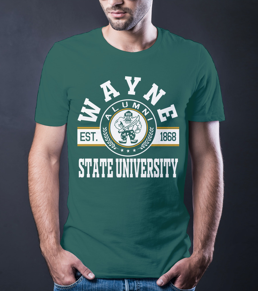 Wayne State University Alumni WSU EST. 1868 T-Shirt