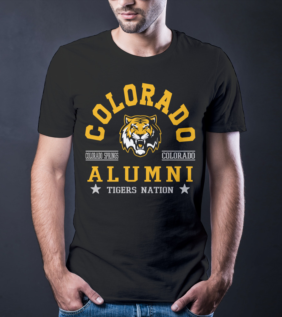 Colorado Springs Colorado Alumni Tigers Nation T-Shirt