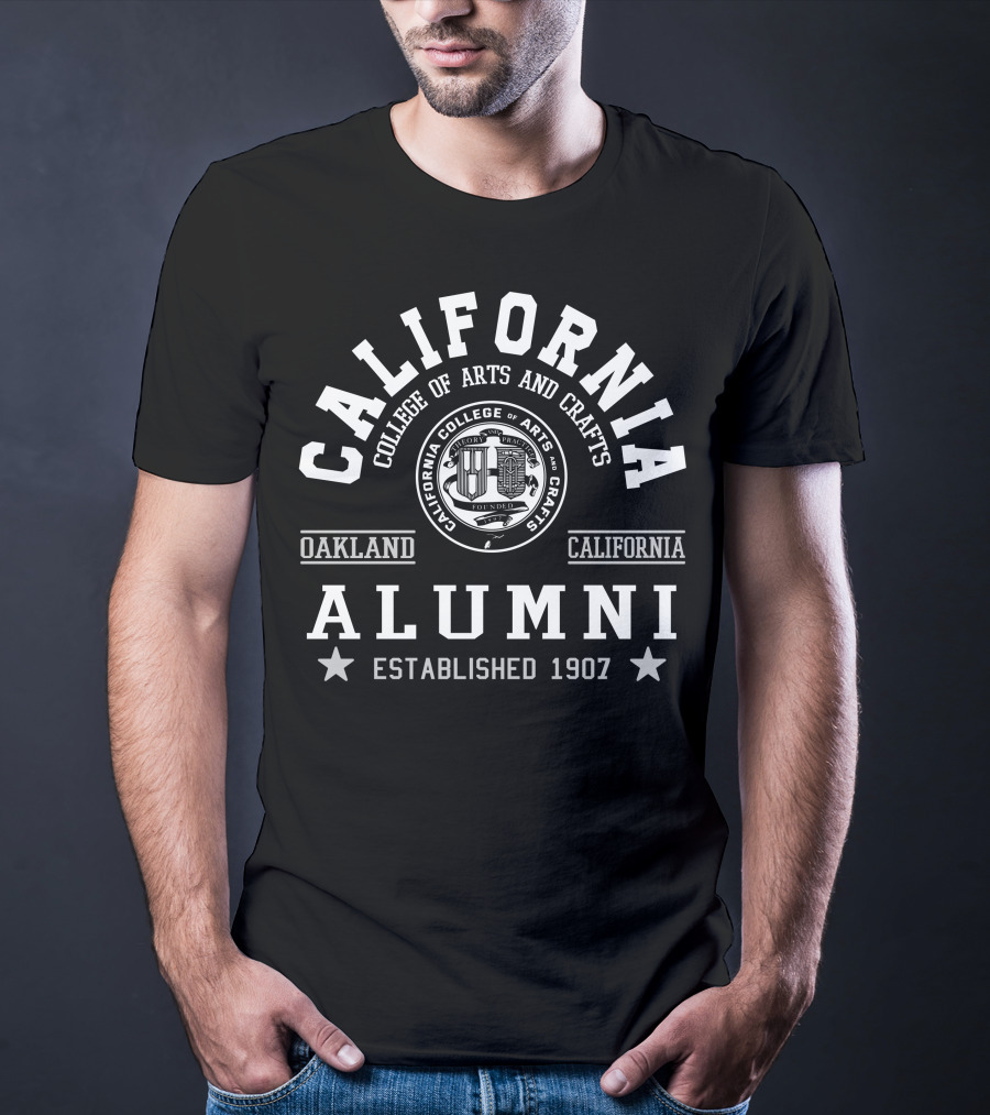 California College Of Arts And Crafts Oakland Alumni Established 1907 T-Shirt