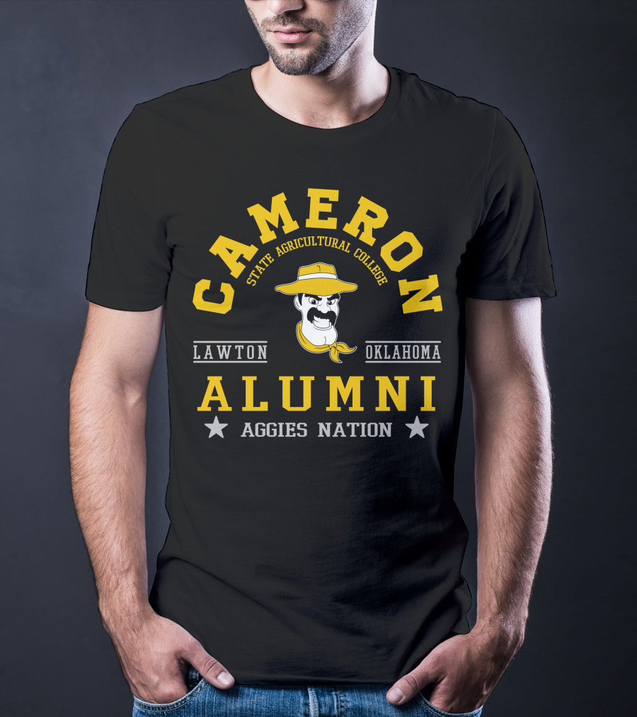 Cameron State Agricultural College Alumni Lawton Oklahoma Aggies Nation T-Shirt