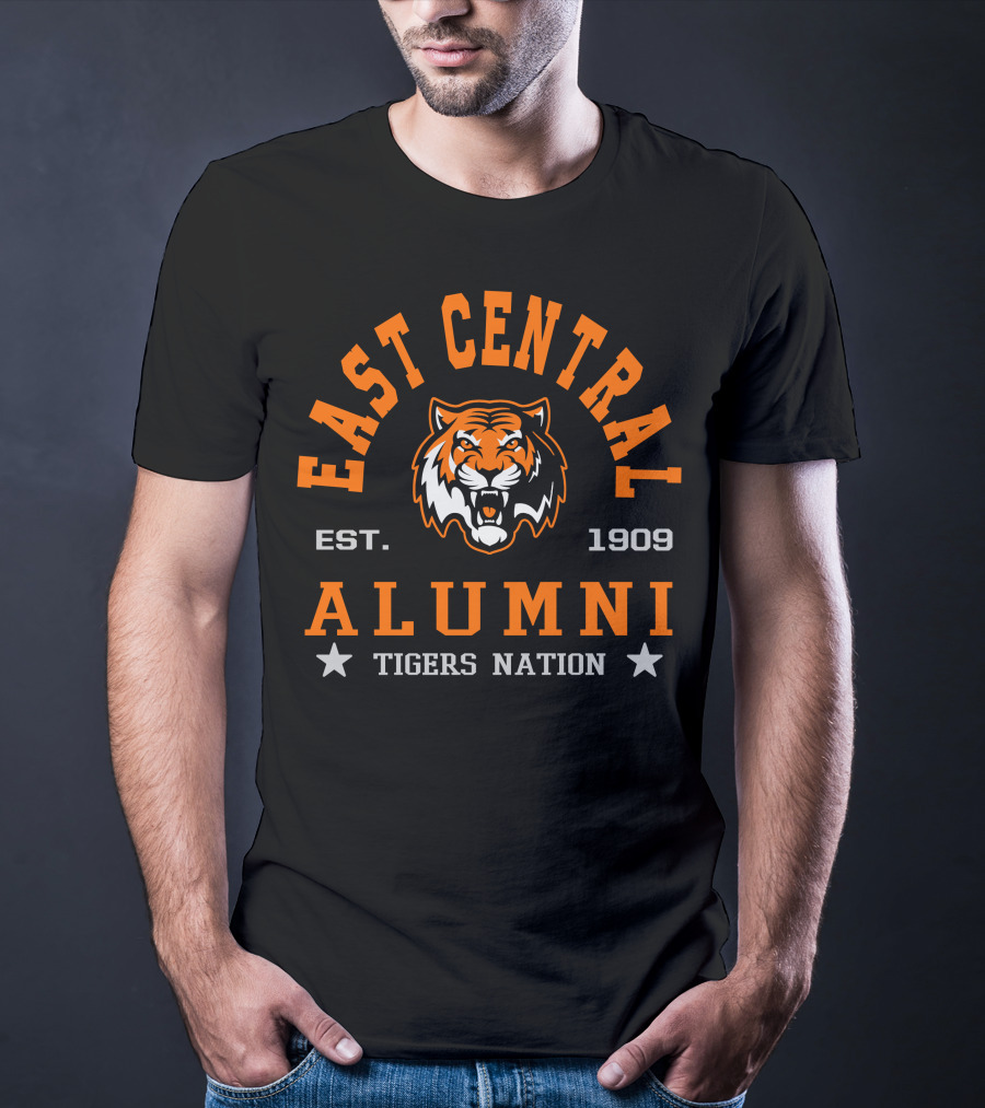 East Central Alumni Tigers Nation Est. 1909 T-Shirt