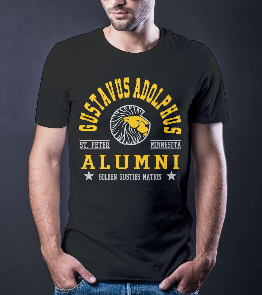 Gustavus Adolphus College Alumni St. Peter Minnesota Golden Gusties Nation T-Shirt