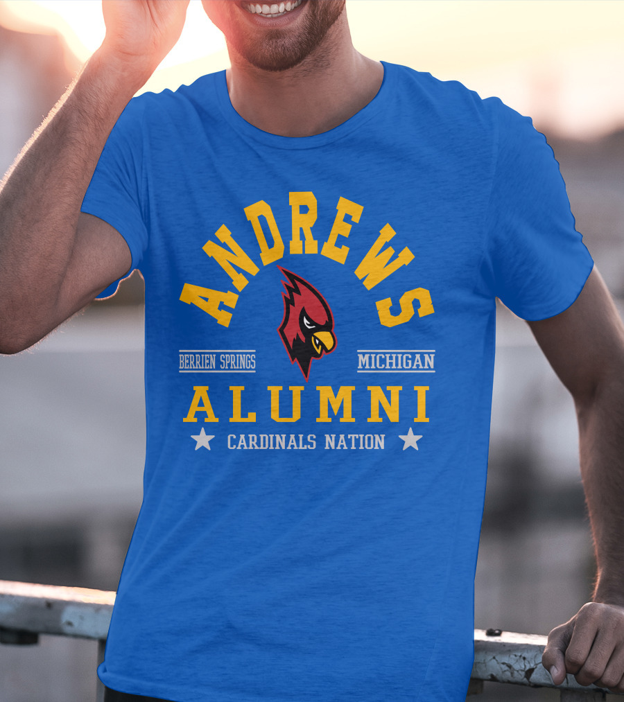 Andrews Alumni Cardinals Nation Berrien Springs Michigan T-Shirt