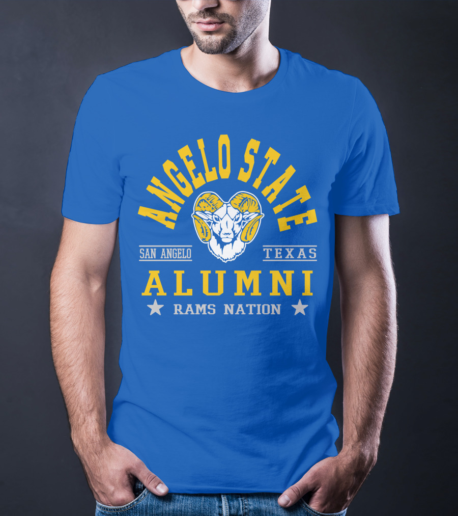Angelo State Alumni San Angelo Texas Rams Nation T-Shirt