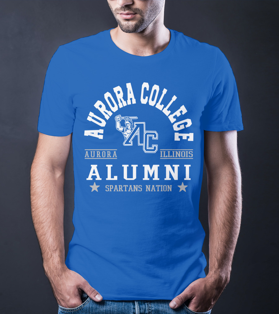 Aurora College Alumni Spartans Nation Aurora Illinois T-Shirt