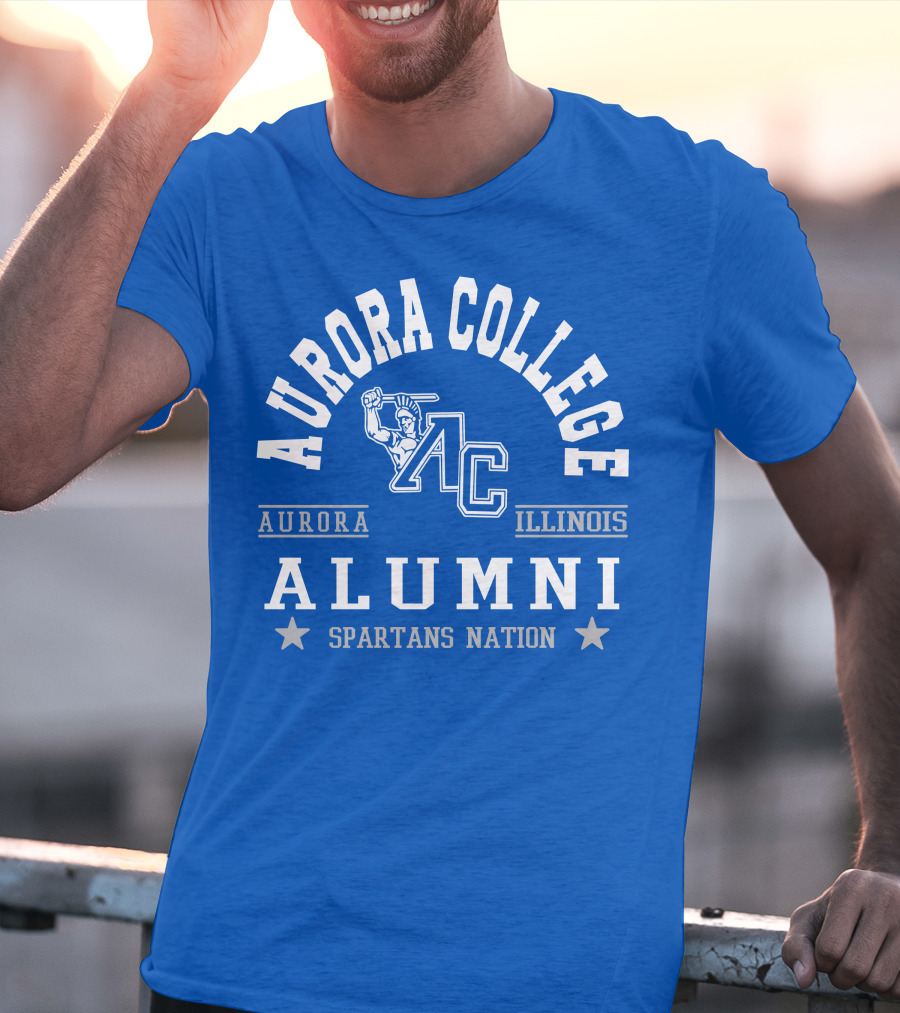 Aurora College Alumni Spartans Nation Aurora Illinois T-Shirt