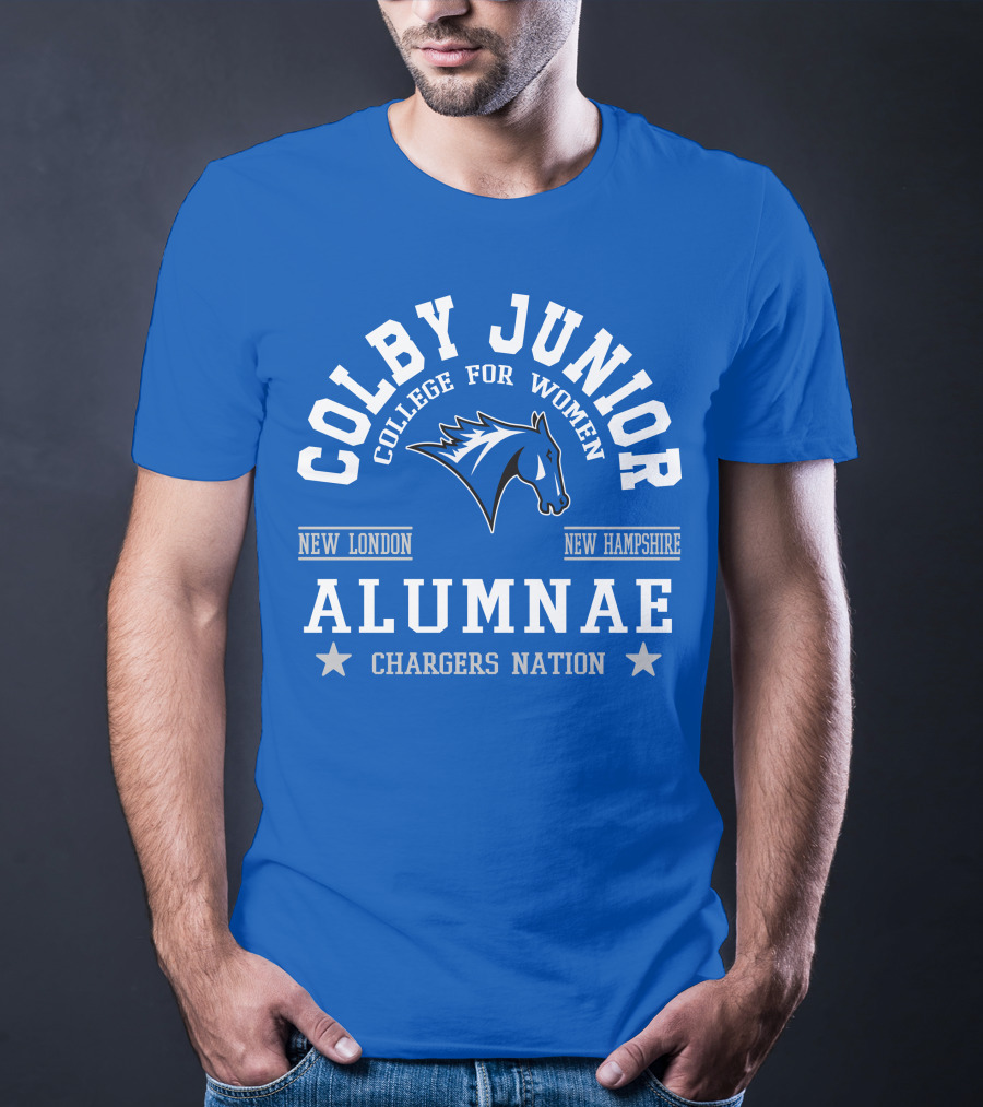 Colby Junior College For Women Alumnae Chargers Nation New London New Hampshire T-Shirt