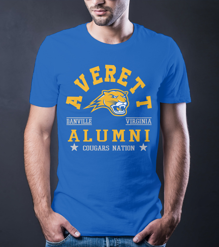 Averett Cougars Alumni Danville Virginia Nation T-Shirt