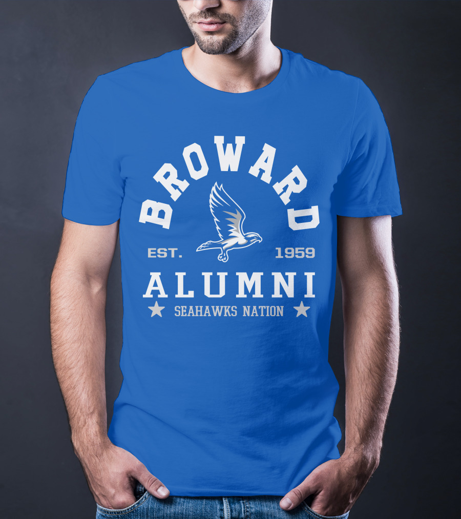Broward Alumni Est. 1959 Seahawks Nation T-Shirt