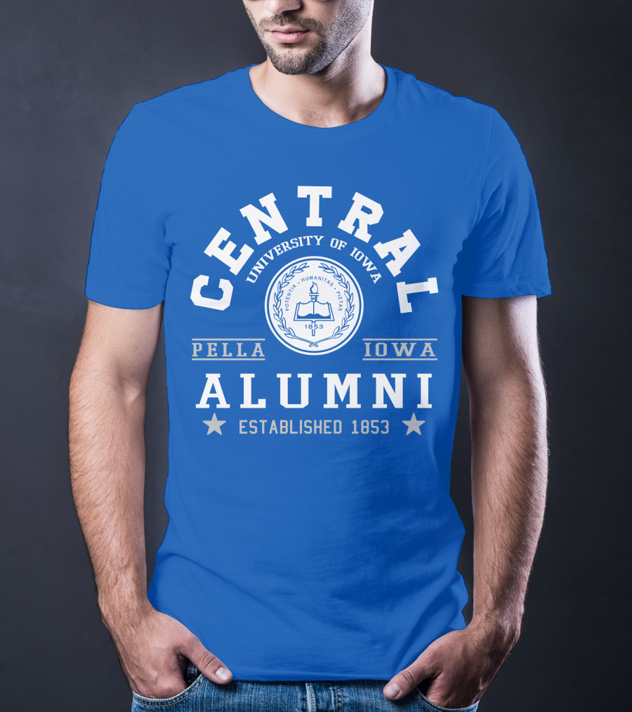 Central University Of Iowa Alumni Pella Iowa Established 1853 T-Shirt