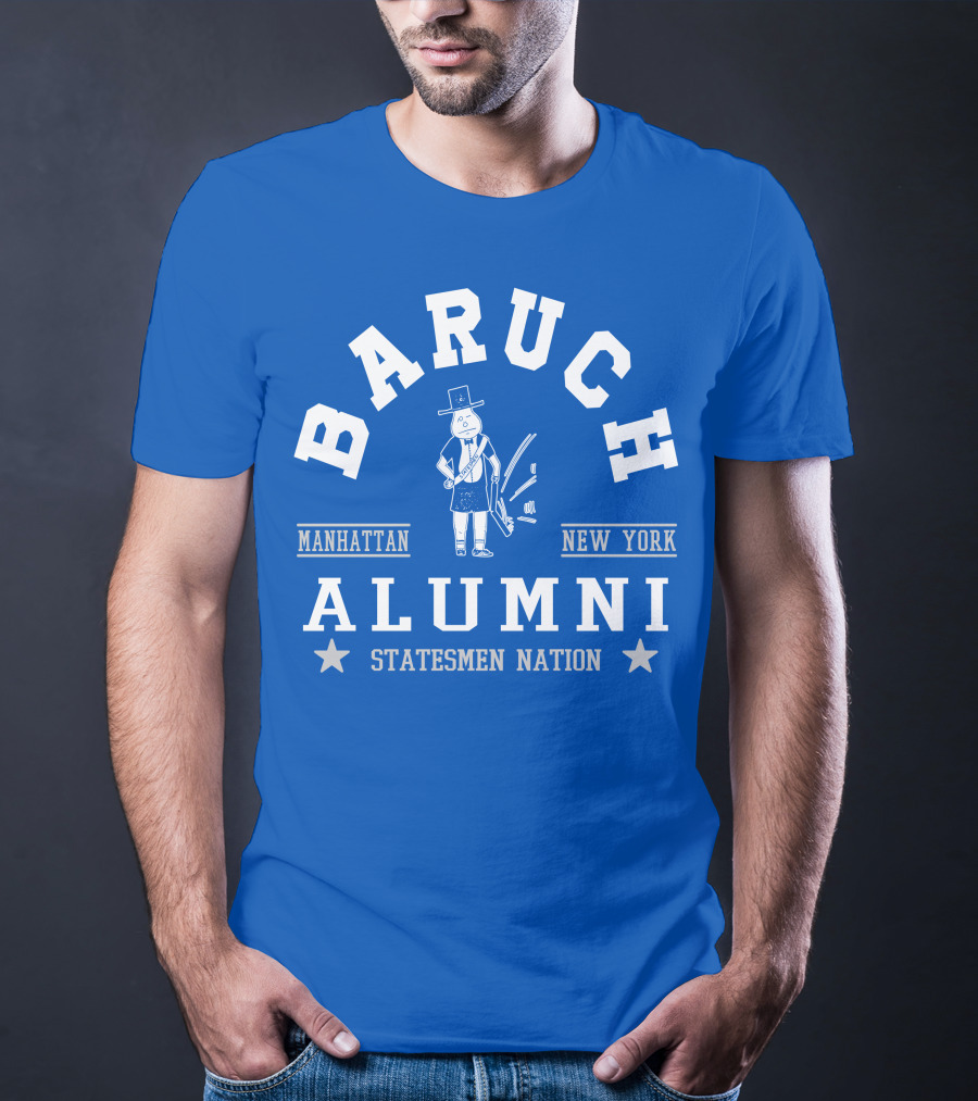Baruch College Alumni Statesmen Nation Manhattan New York T-Shirt