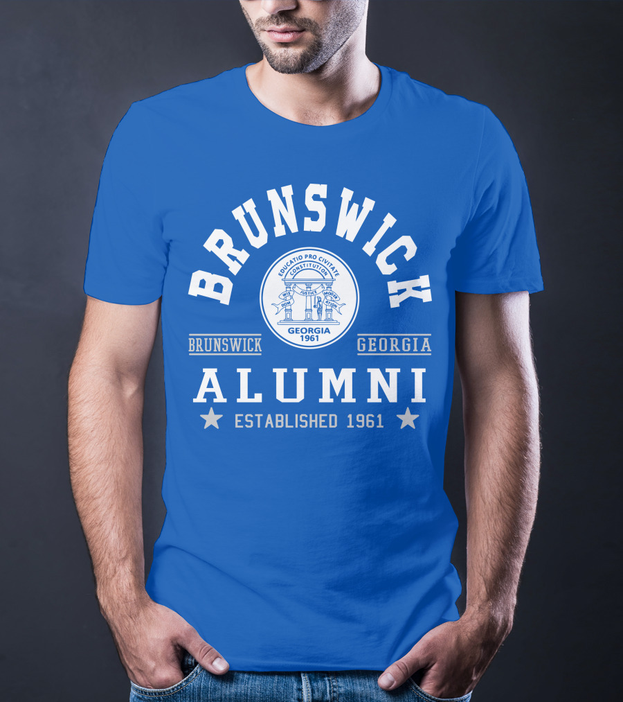 Brunswick Georgia Alumni Established 1961 Collegiate Pride T-Shirt