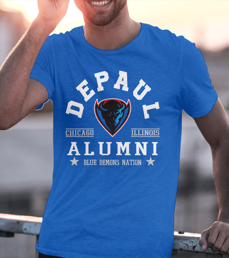 DePaul Alumni Chicago Illinois Blue Demons Nation T-Shirt