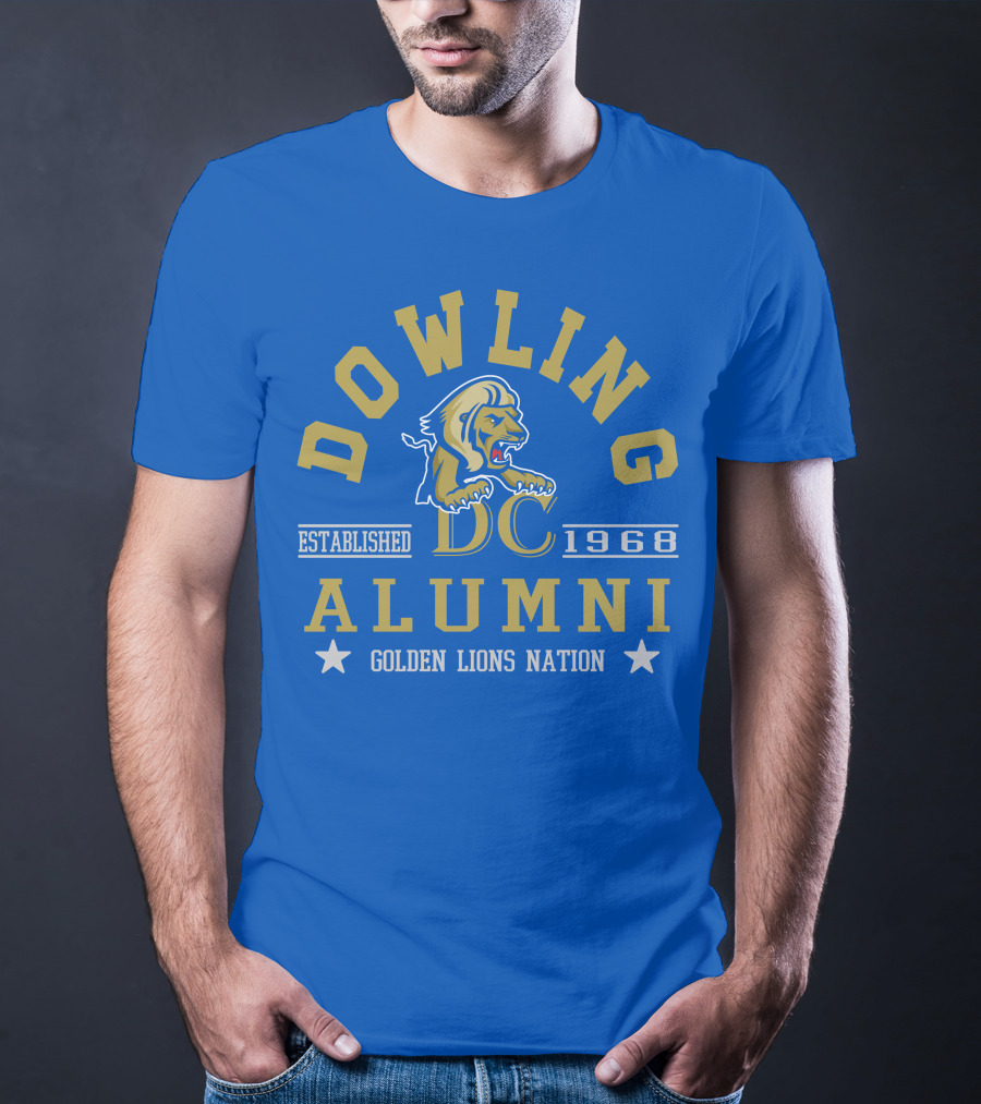 Dowling College Alumni Established 1968 Golden Lions Nation T-Shirt