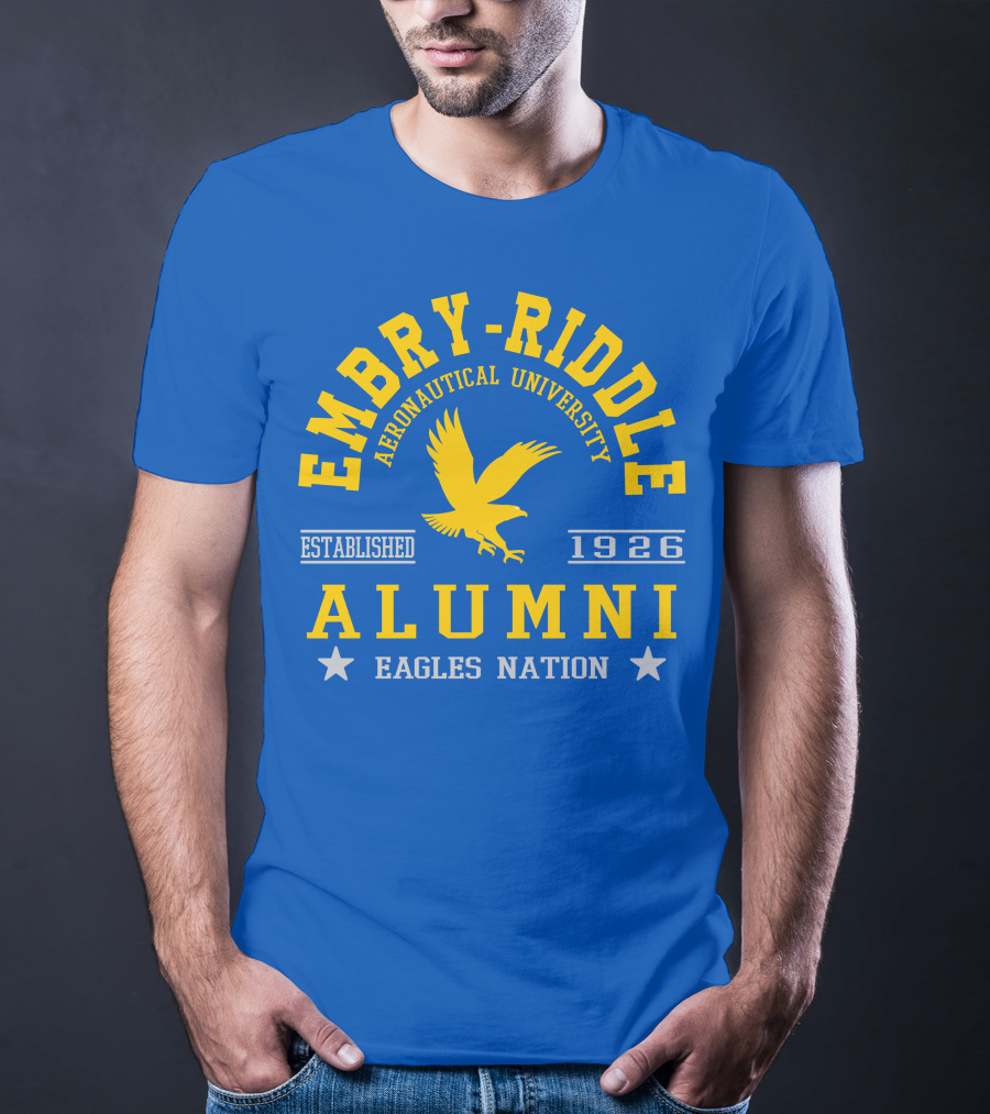 Embry-Riddle Aeronautical University Alumni Eagles Nation Established 1926 T-Shirt