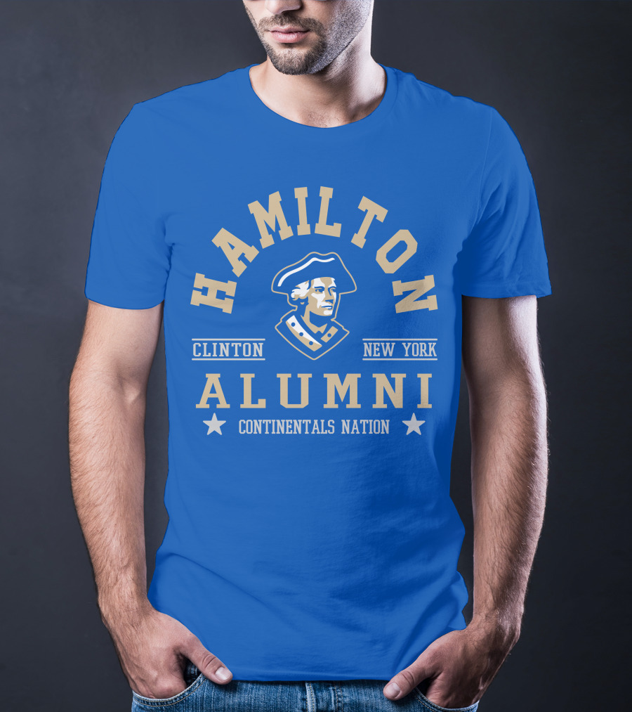 Hamilton Alumni Clinton New York Continentals Nation T-Shirt