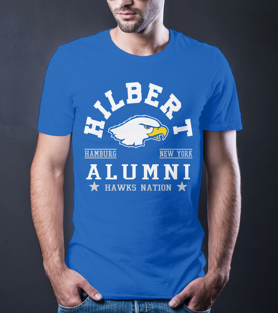 Hilbert Alumni Hamburg New York Hawks Nation T-Shirt