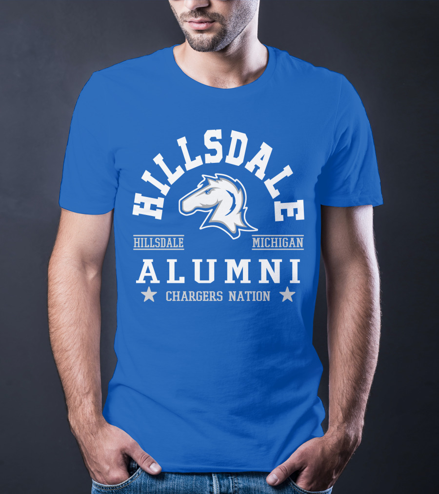 Hillsdale Chargers Nation Alumni Michigan T-Shirt