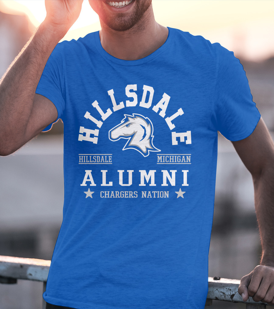 Hillsdale Chargers Nation Alumni Michigan T-Shirt