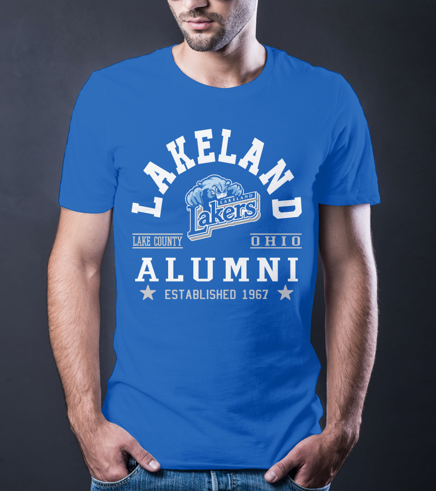 Lakeland Lakers Alumni Lake County Ohio Established 1967 T-Shirt