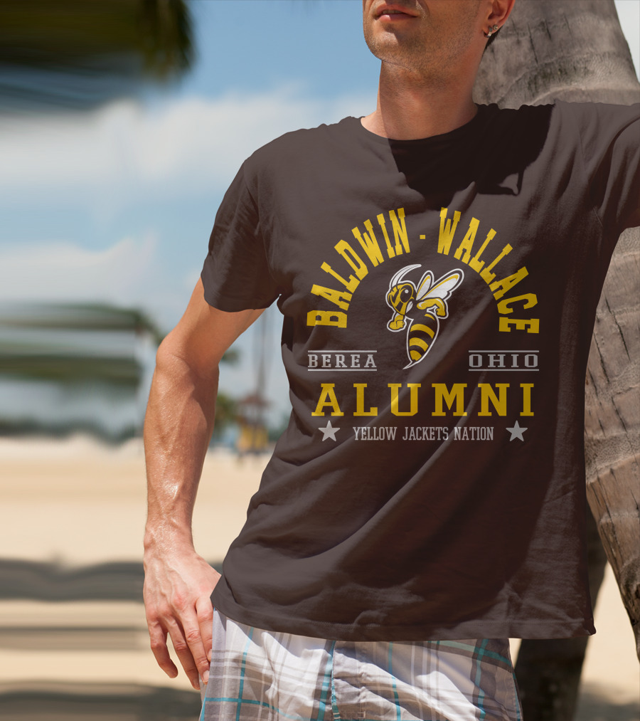 Baldwin Wallace Berea Ohio Alumni Yellow Jackets Nation T-Shirt