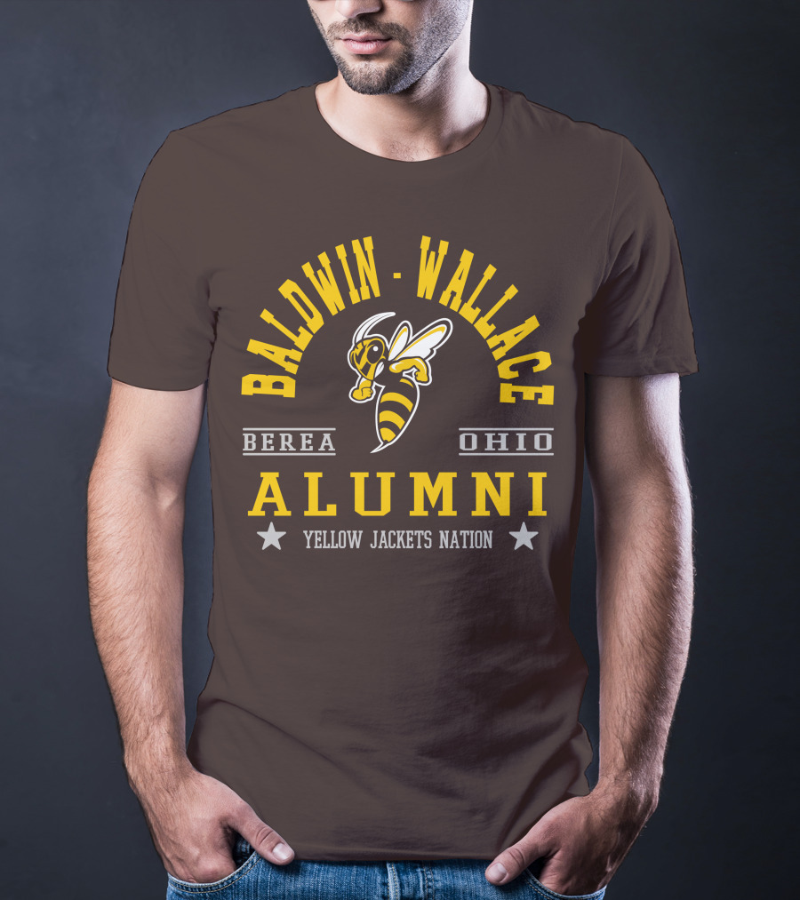 Baldwin Wallace Berea Ohio Alumni Yellow Jackets Nation T-Shirt