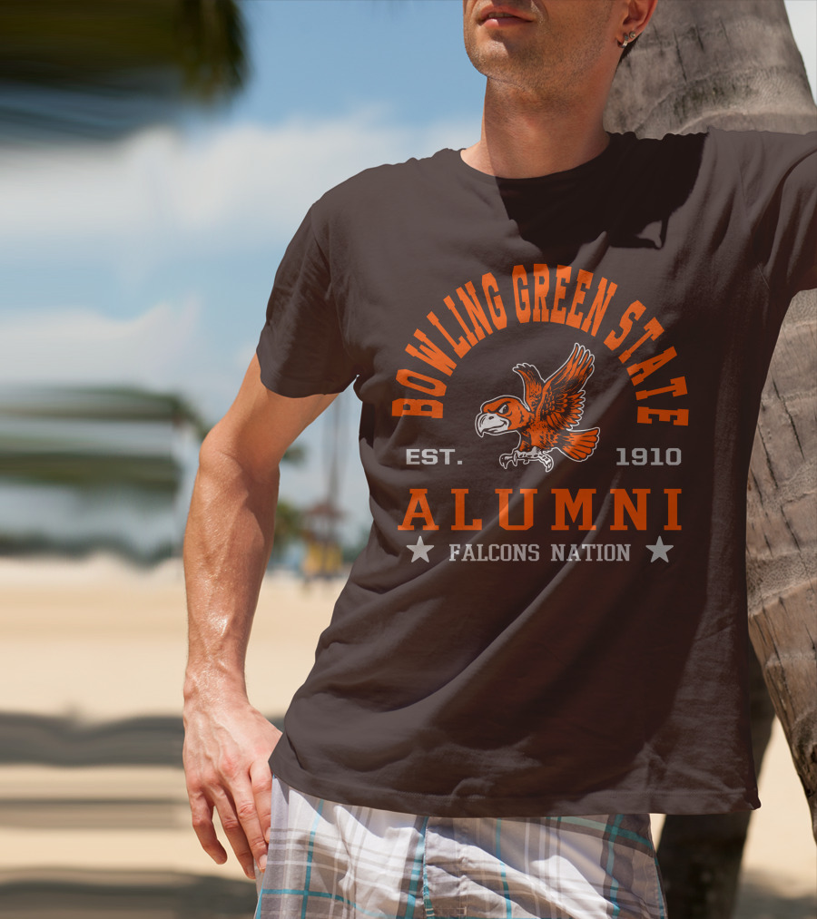 Bowling Green State University Falcons Alumni Est. 1910 Nation T-Shirt