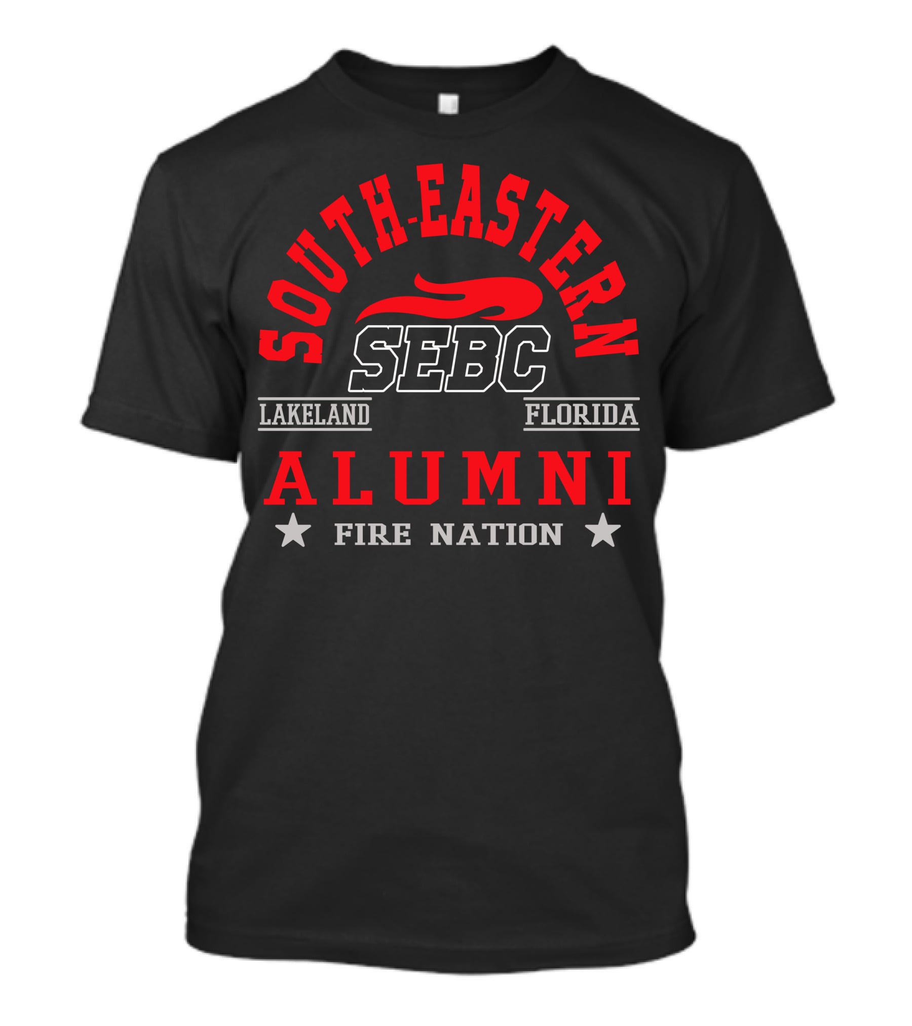 South-Eastern SEBC Lakeland Florida Alumni Fire Nation T-Shirt