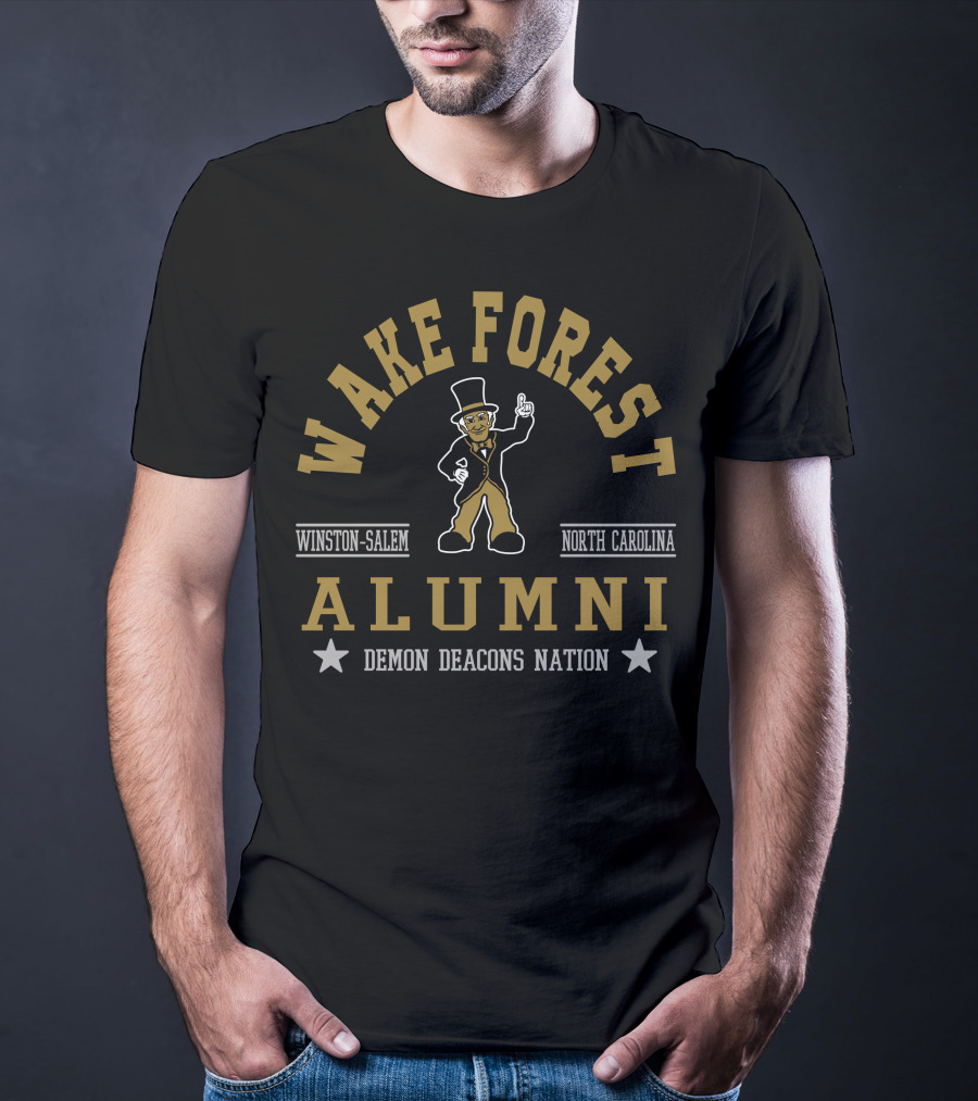 Wake Forest Alumni Winston-Salem North Carolina Demon Deacons Nation T-Shirt