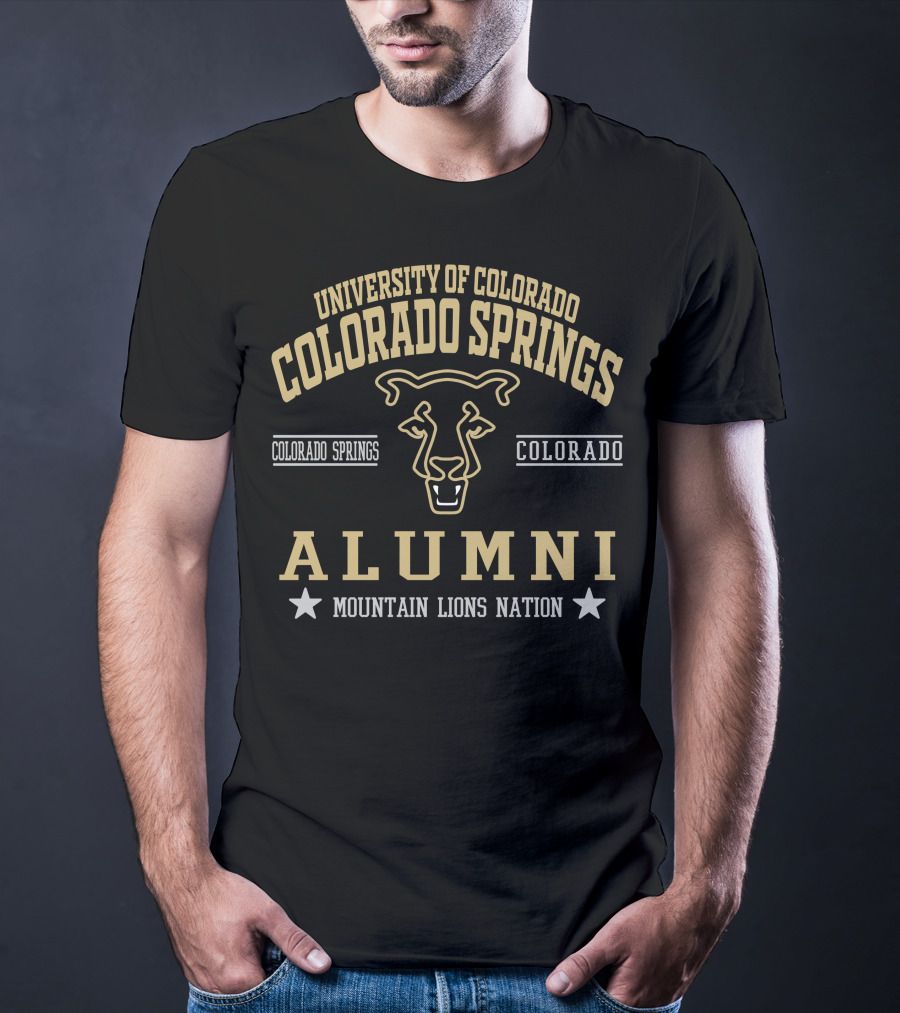 University Of Colorado Colorado Springs Alumni Mountain Lions Nation T-Shirt