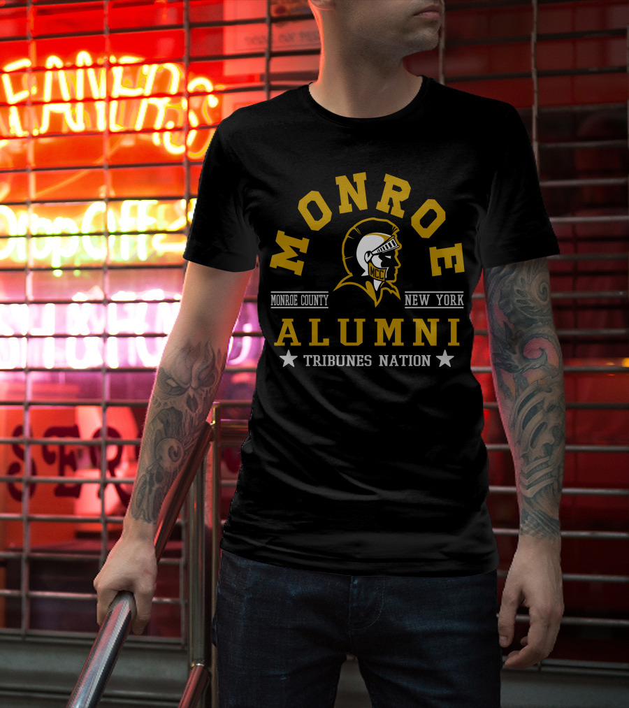 Monroe County New York Alumni Tribunes Nation T-Shirt