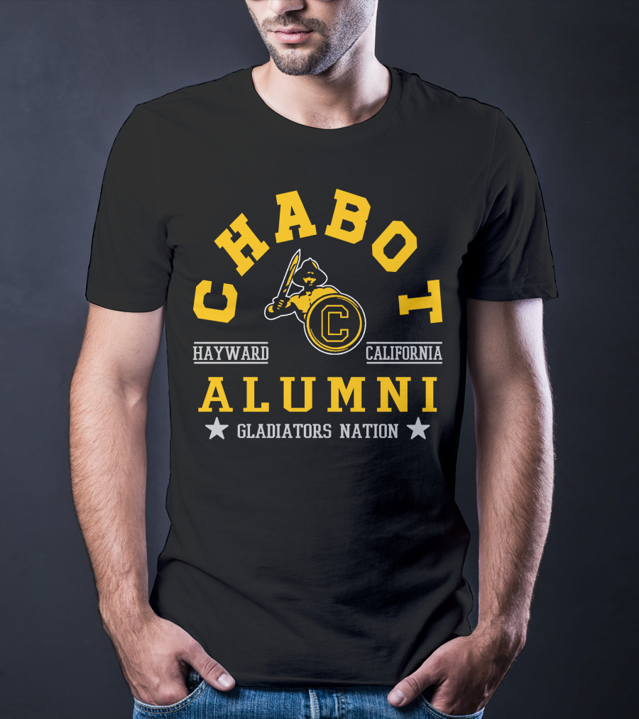 Chabot College Alumni Hayward California Gladiators Nation T-Shirt