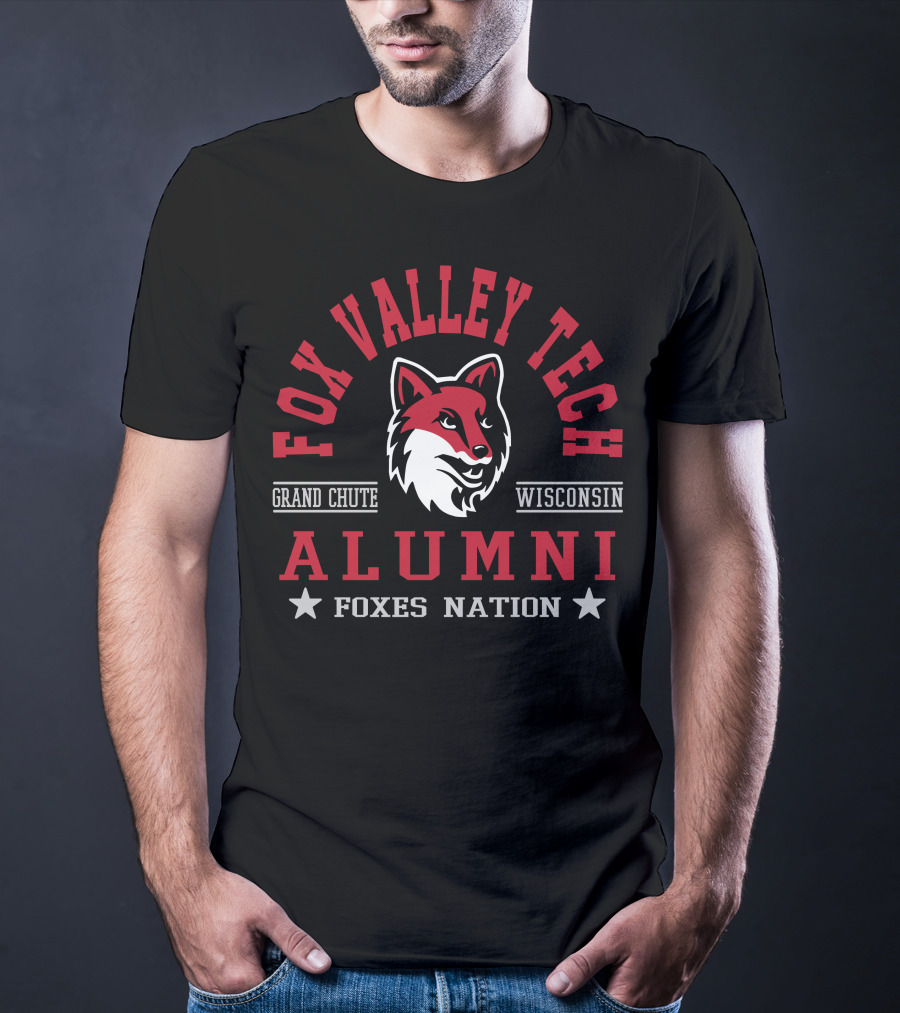 Fox Valley Tech Alumni Grand Chute Wisconsin Foxes Nation T-Shirt