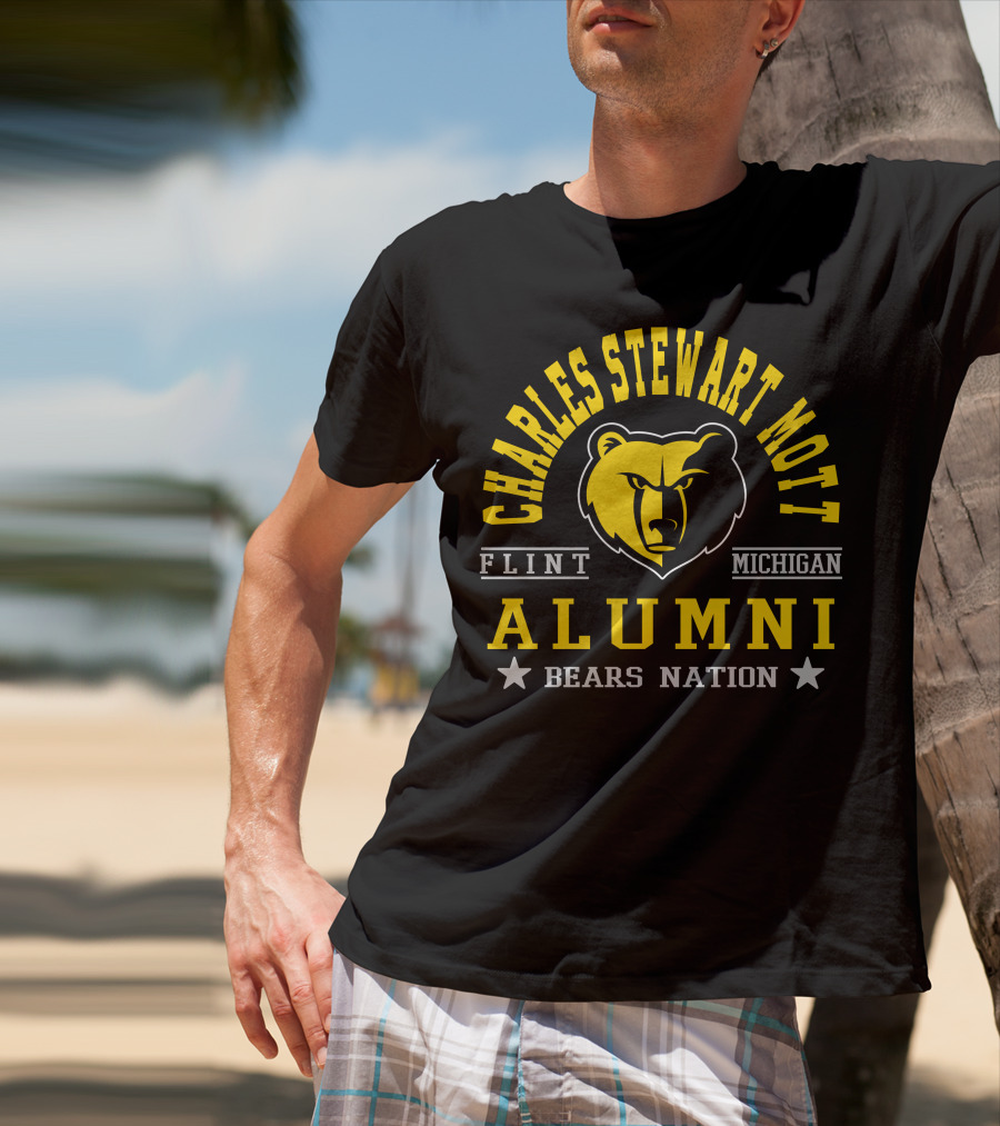 Charles Stewart Mott Flint Michigan Alumni Bears Nation T-Shirt