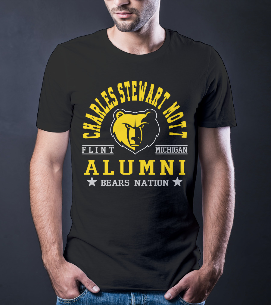 Charles Stewart Mott Flint Michigan Alumni Bears Nation T-Shirt