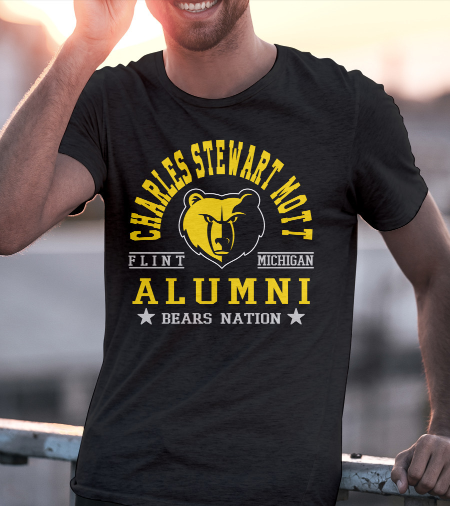 Charles Stewart Mott Flint Michigan Alumni Bears Nation T-Shirt