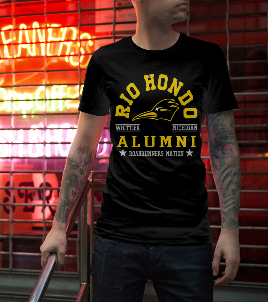Rio Hondo Alumni Roadrunners Nation Whittier Michigan T-Shirt