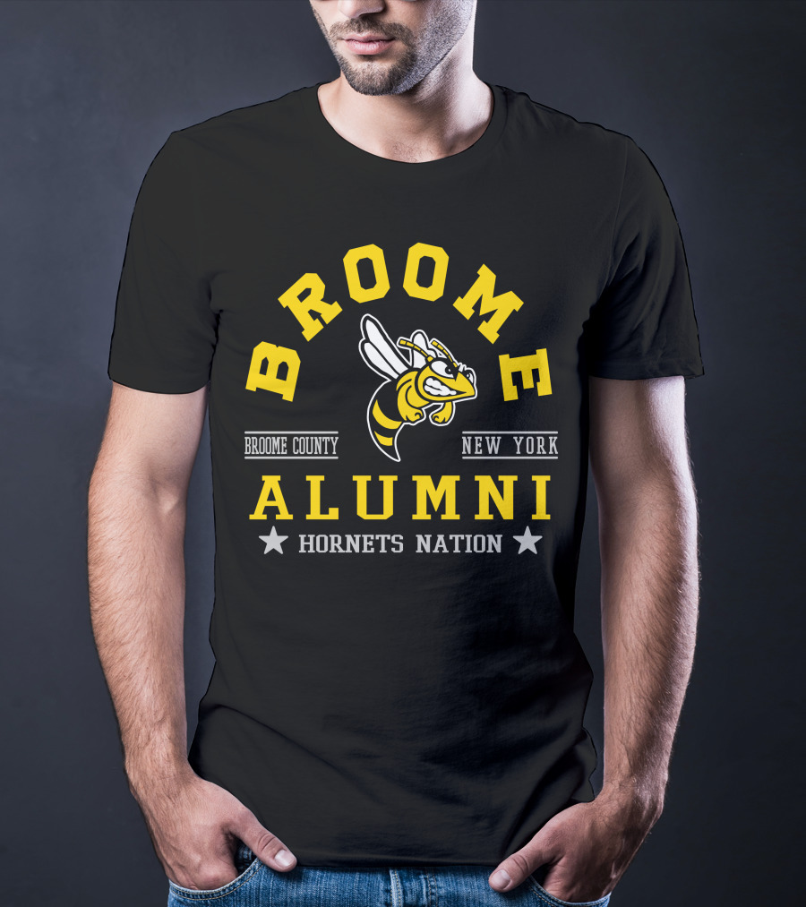 Broome County New York Alumni Hornets Nation T-Shirt