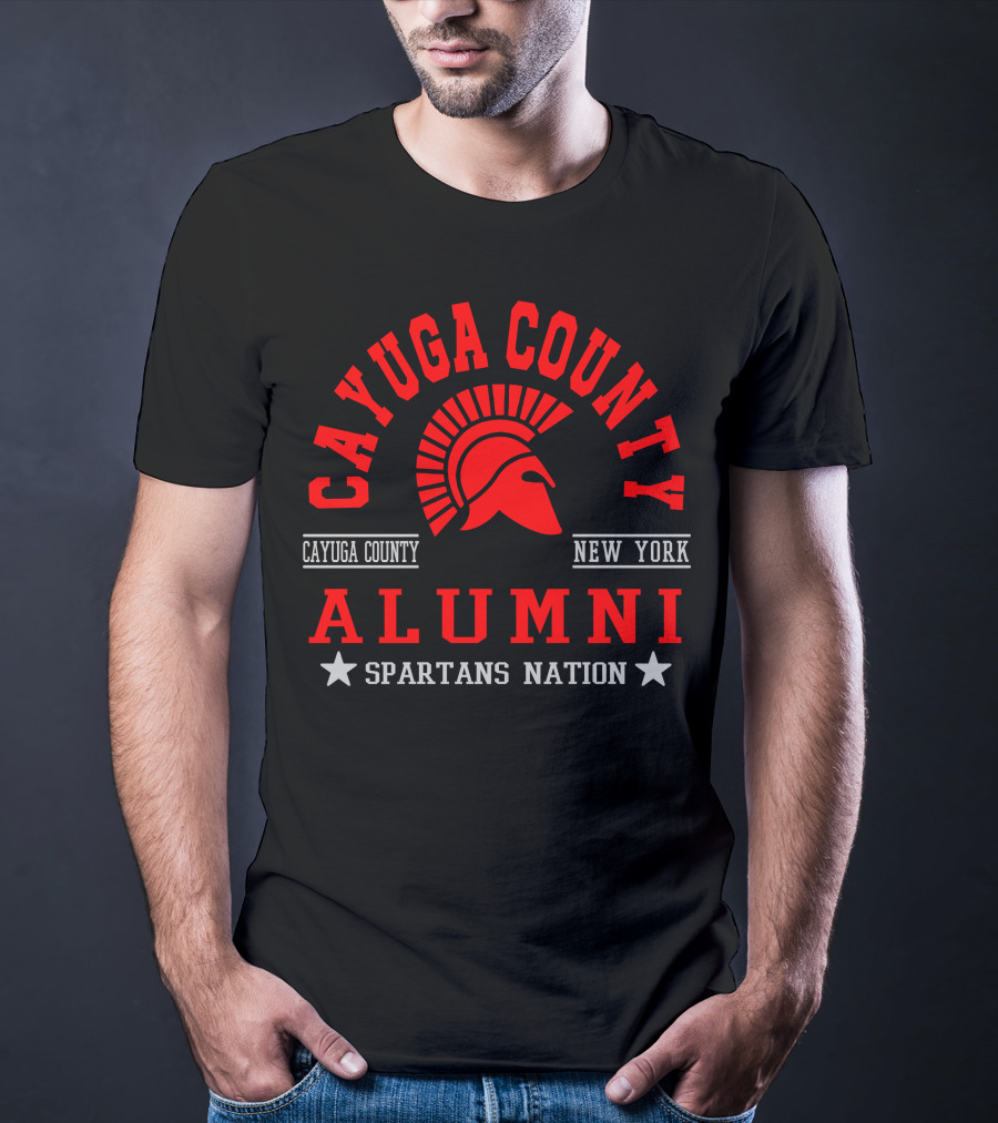 Cayuga County Alumni Spartans Nation New York T-Shirt