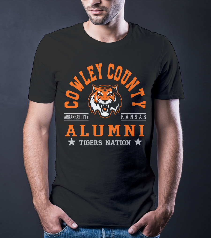 Cowley County Alumni Arkansas City Kansas Tigers Nation T-Shirt