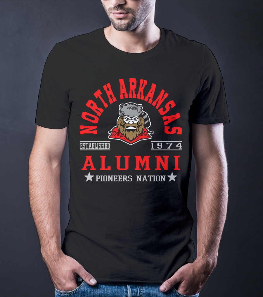 North Arkansas College Alumni Pioneers Nation Established 1974 T-Shirt