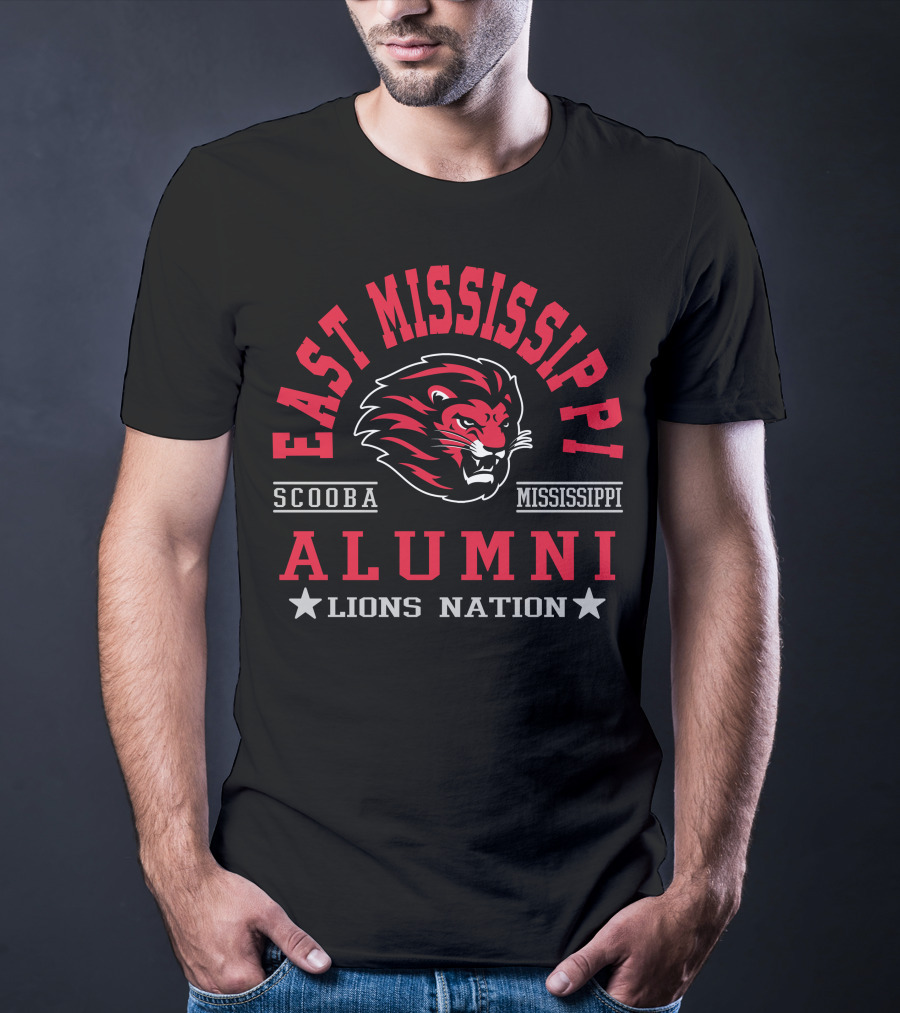 East Mississippi Alumni Lions Nation Scooba Mississippi T-Shirt