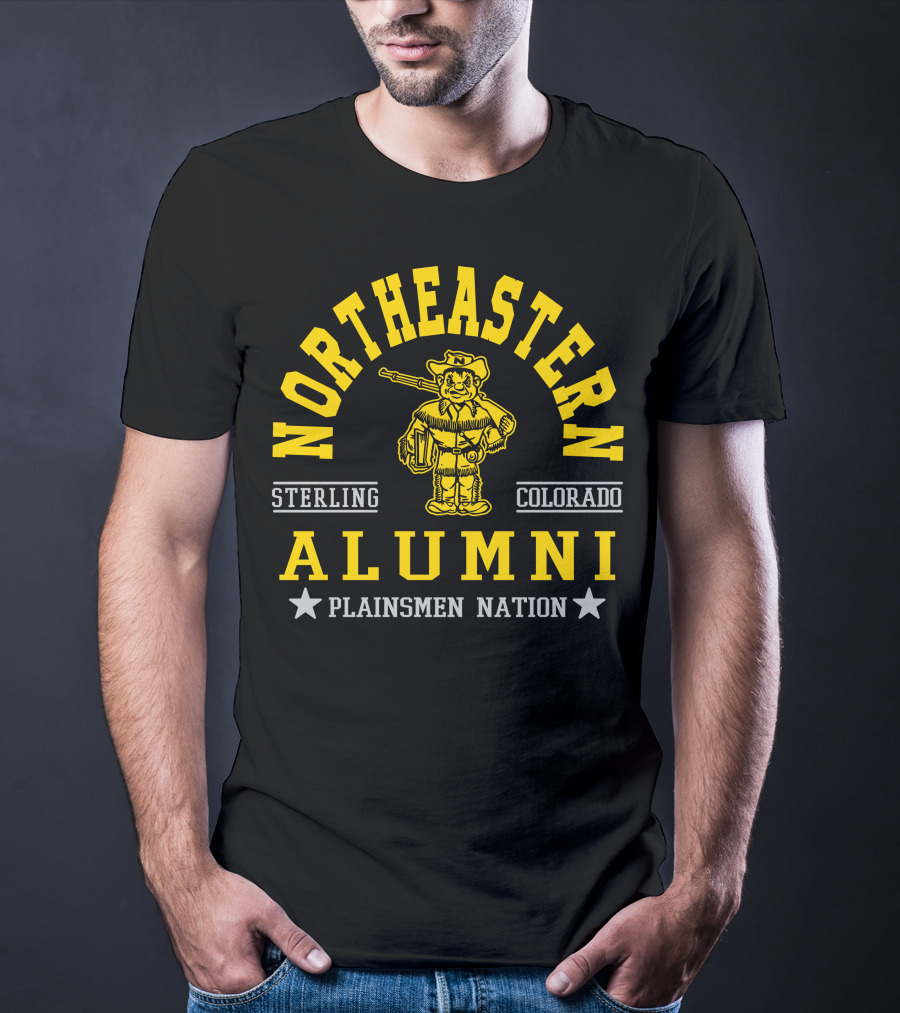 Northeastern Sterling Colorado Alumni Plainsmen Nation T-Shirt